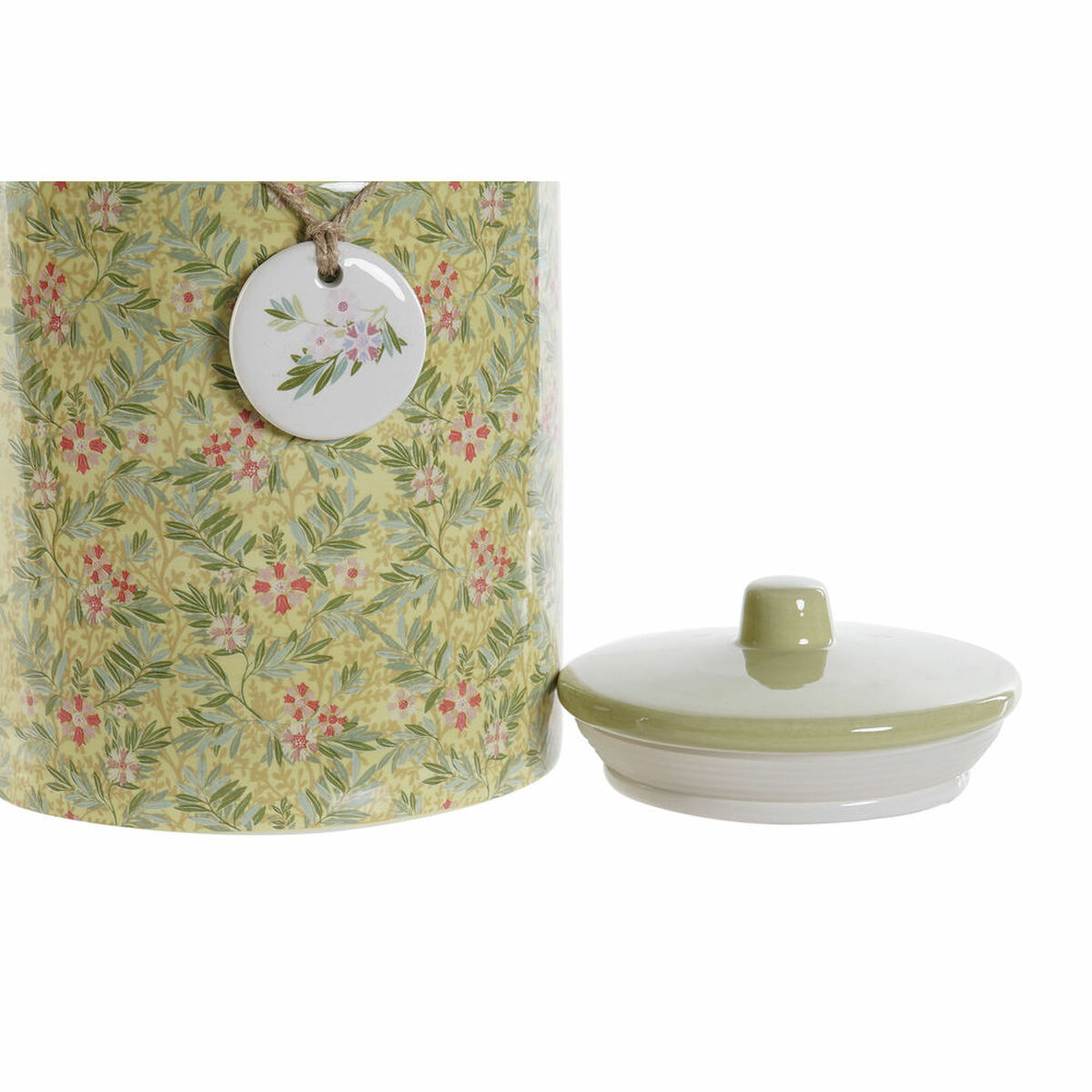 Burk DKD Home Decor Virágok 15,5 x 15,5 x 21 cm (2 antal) - 10