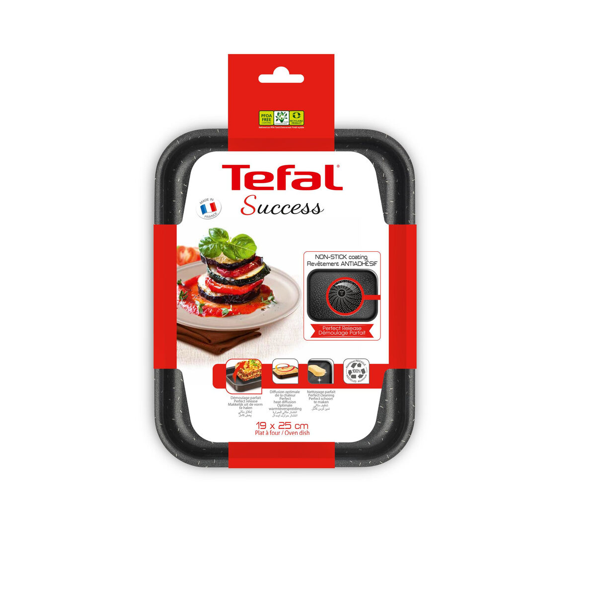 Ugnsplåt Tefal Success Svart Metall Aluminium 20 x 26 cm - 5