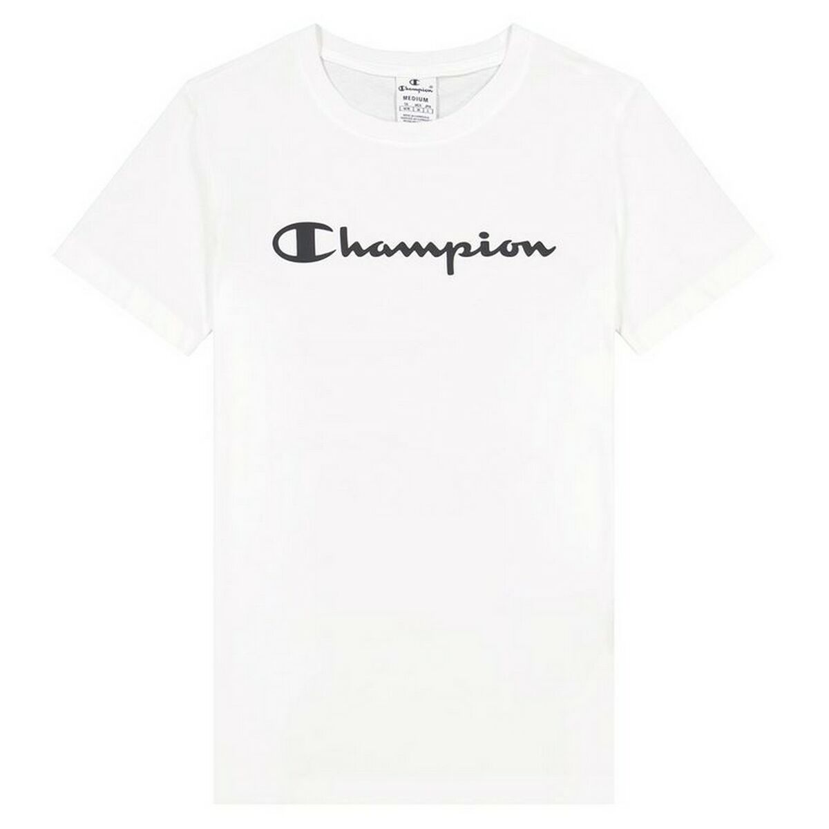 T-shirt med kortärm Dam Champion Big Script Logo - 5