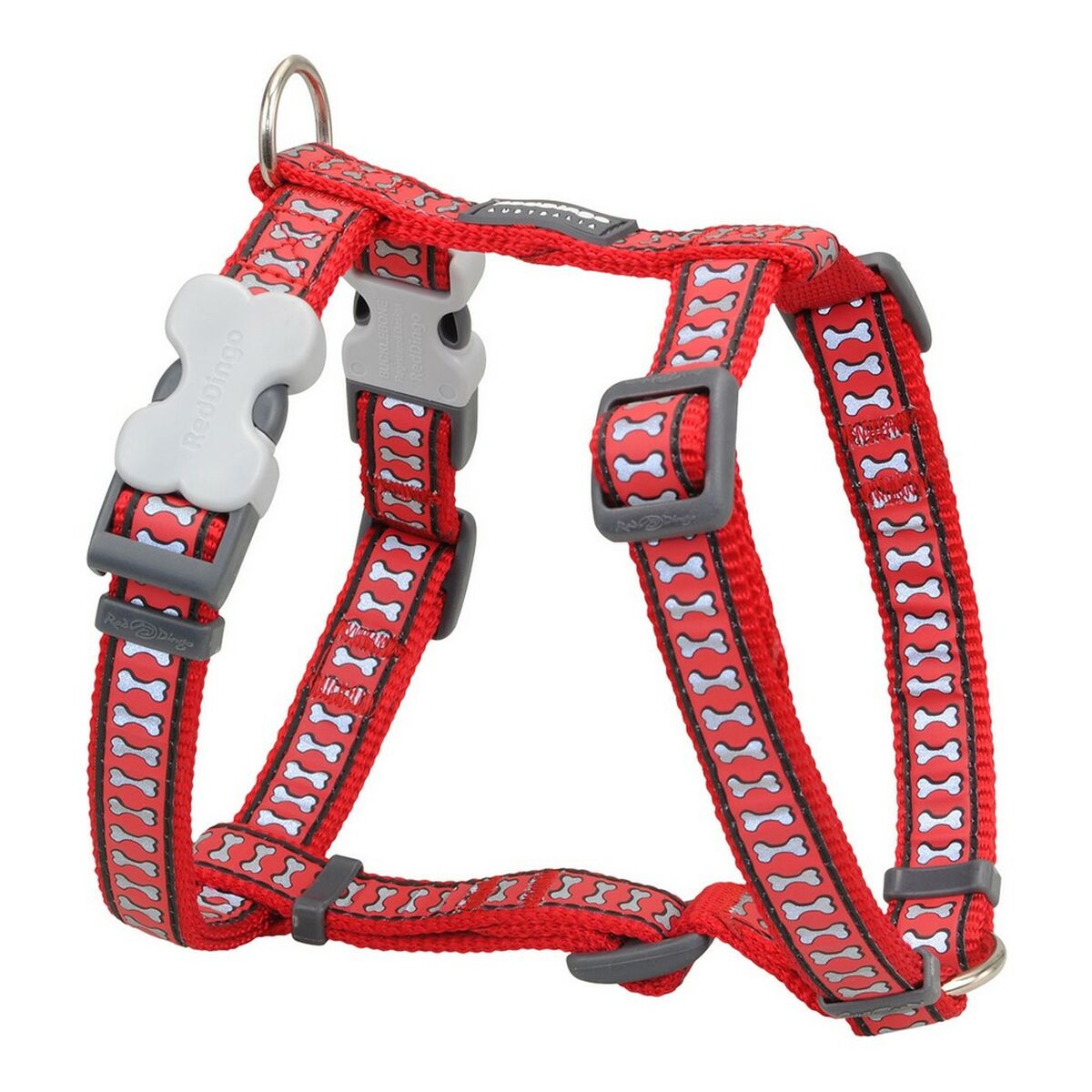 Hundsele Red Dingo Röd Ben Reflekterande 30-48 cm - 2