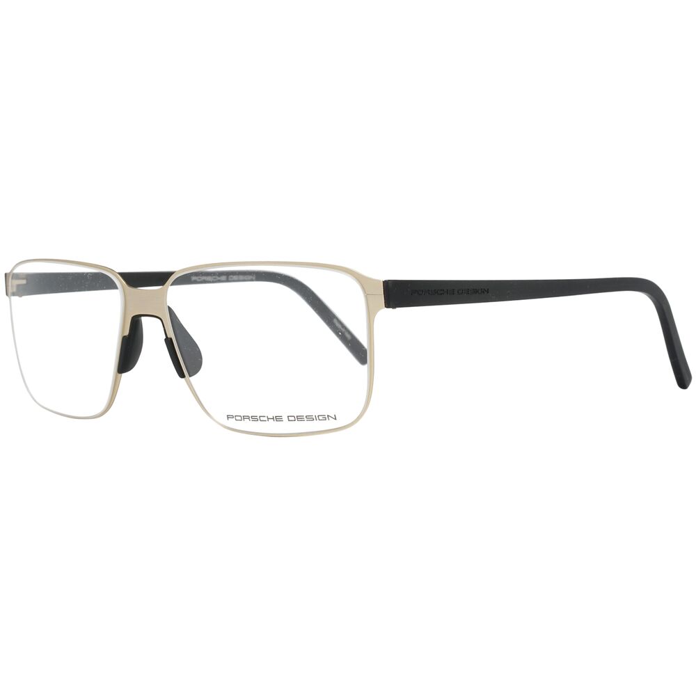 Glasögonbågar Porsche P8313-57B Svart Gyllene ø 57 mm