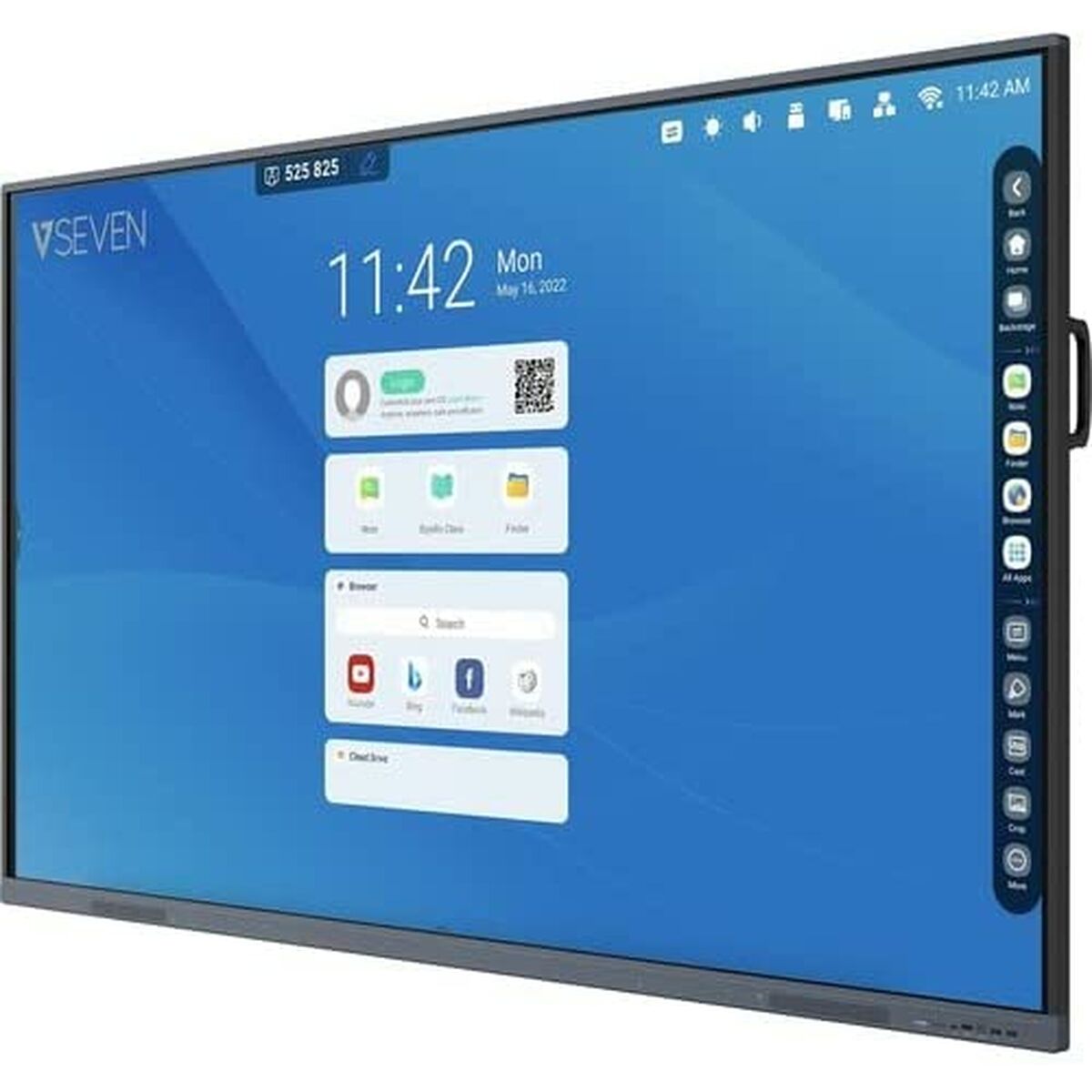 Videovägg Monitor V7 IFP6501-V7H 4K Ultra HD 65" 50-60 Hz - 7