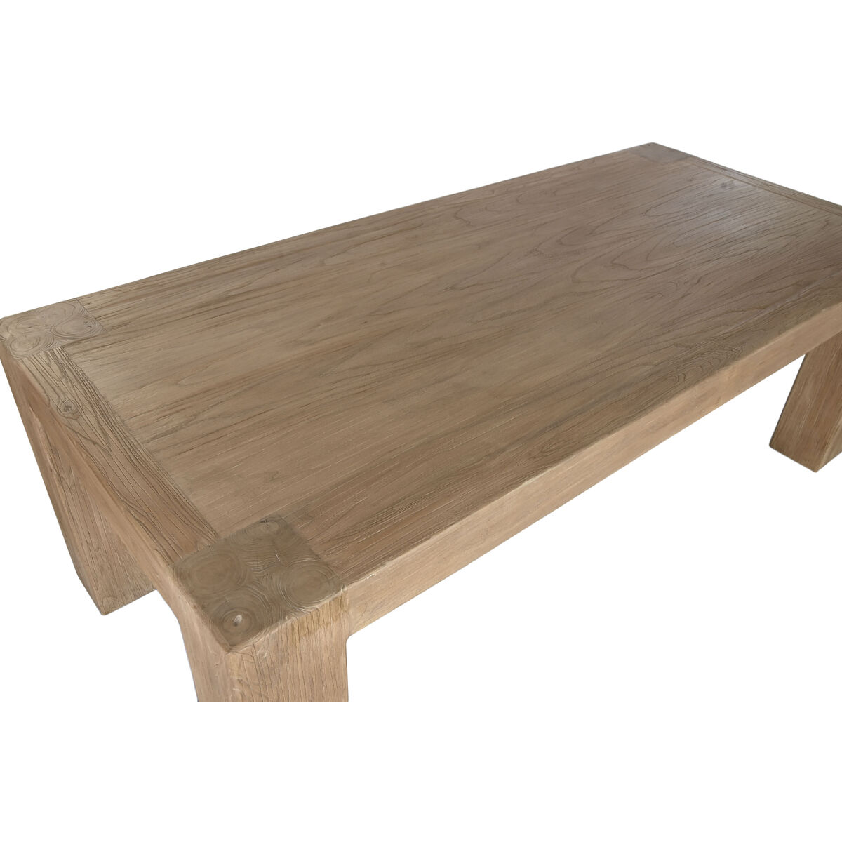 Matsalsbord Home ESPRIT Naturell Almträ 220 x 100 x 76 cm - 3