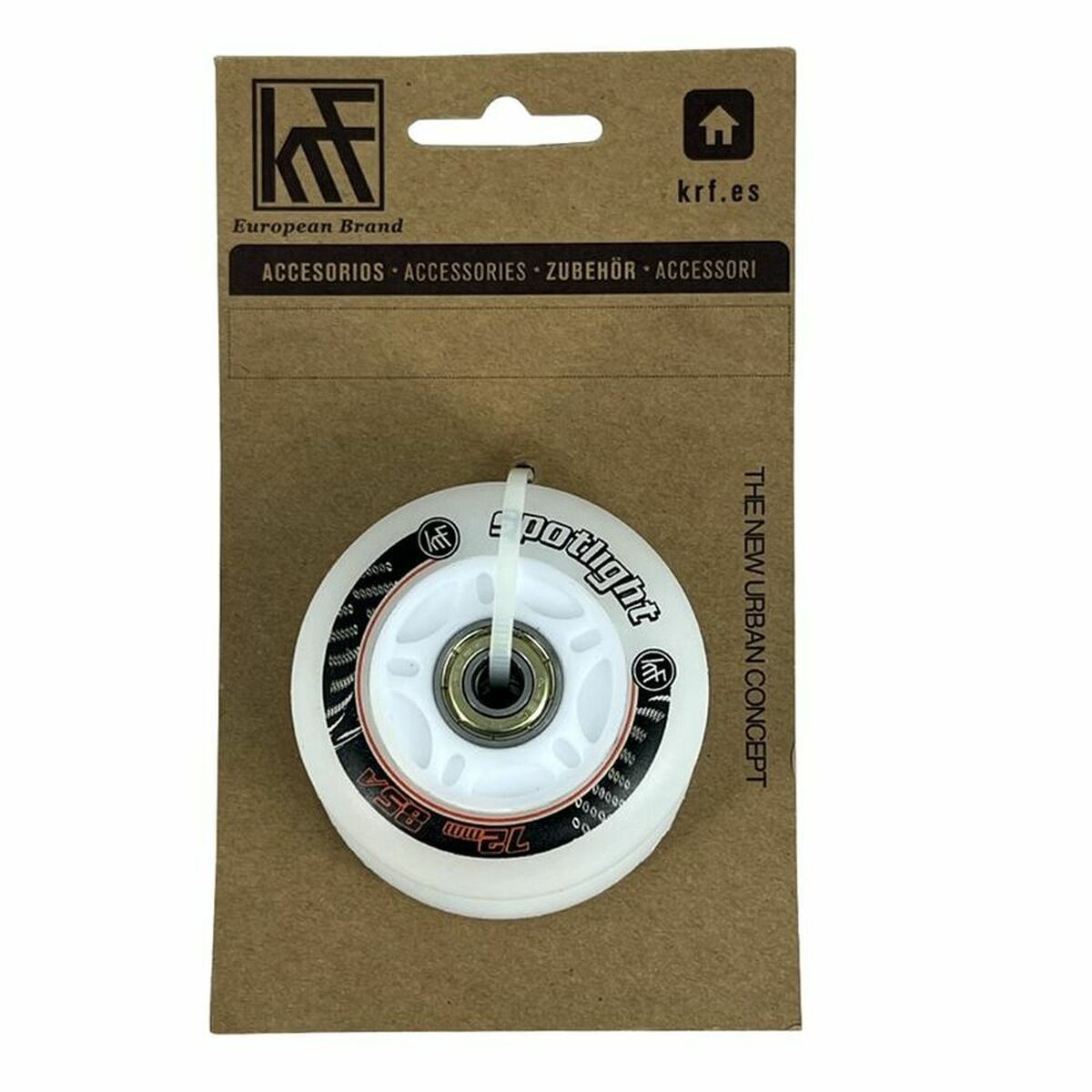 Hjul Spotlight LED KRF 72 MM Vit - 6