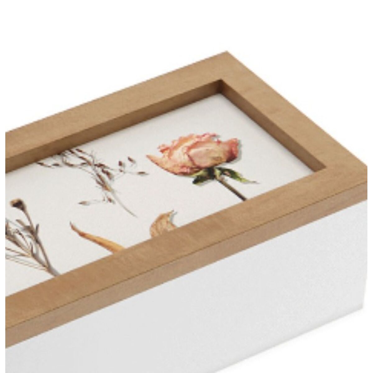 Dekorationslåda Versa Virágok Trä MDF 9 x 6 x 24 cm - 2