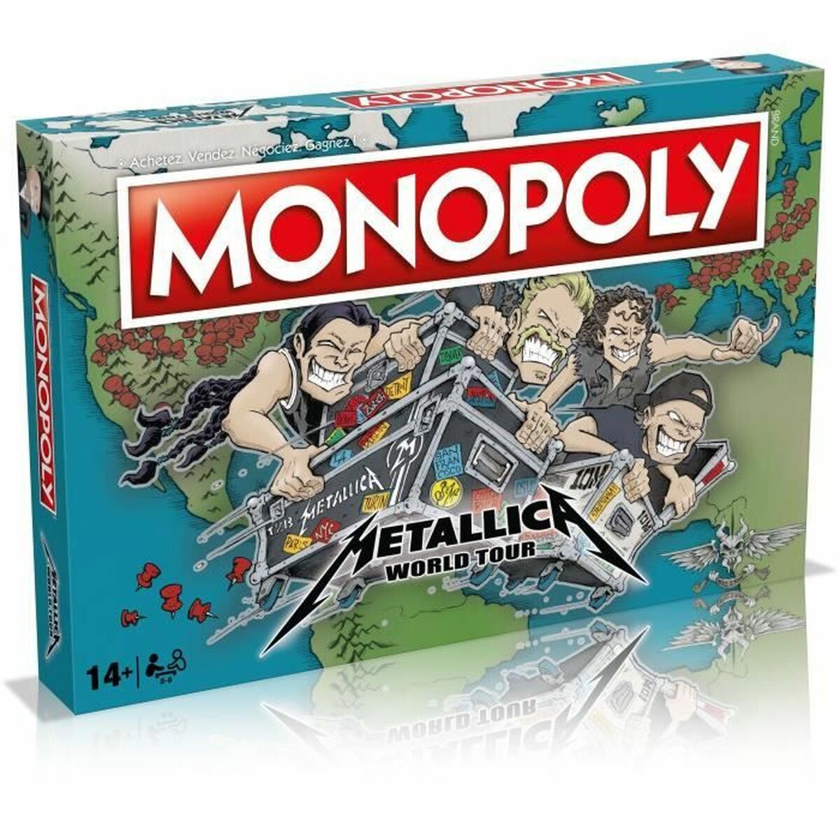 Sällskapsspel Winning Moves Monopoly Metallica