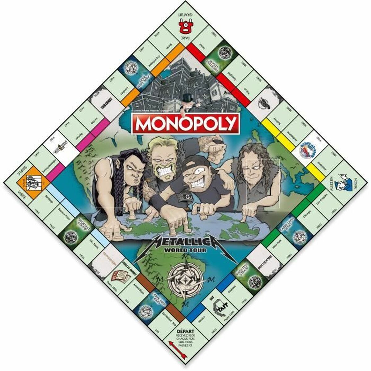 Sällskapsspel Winning Moves Monopoly Metallica - 3