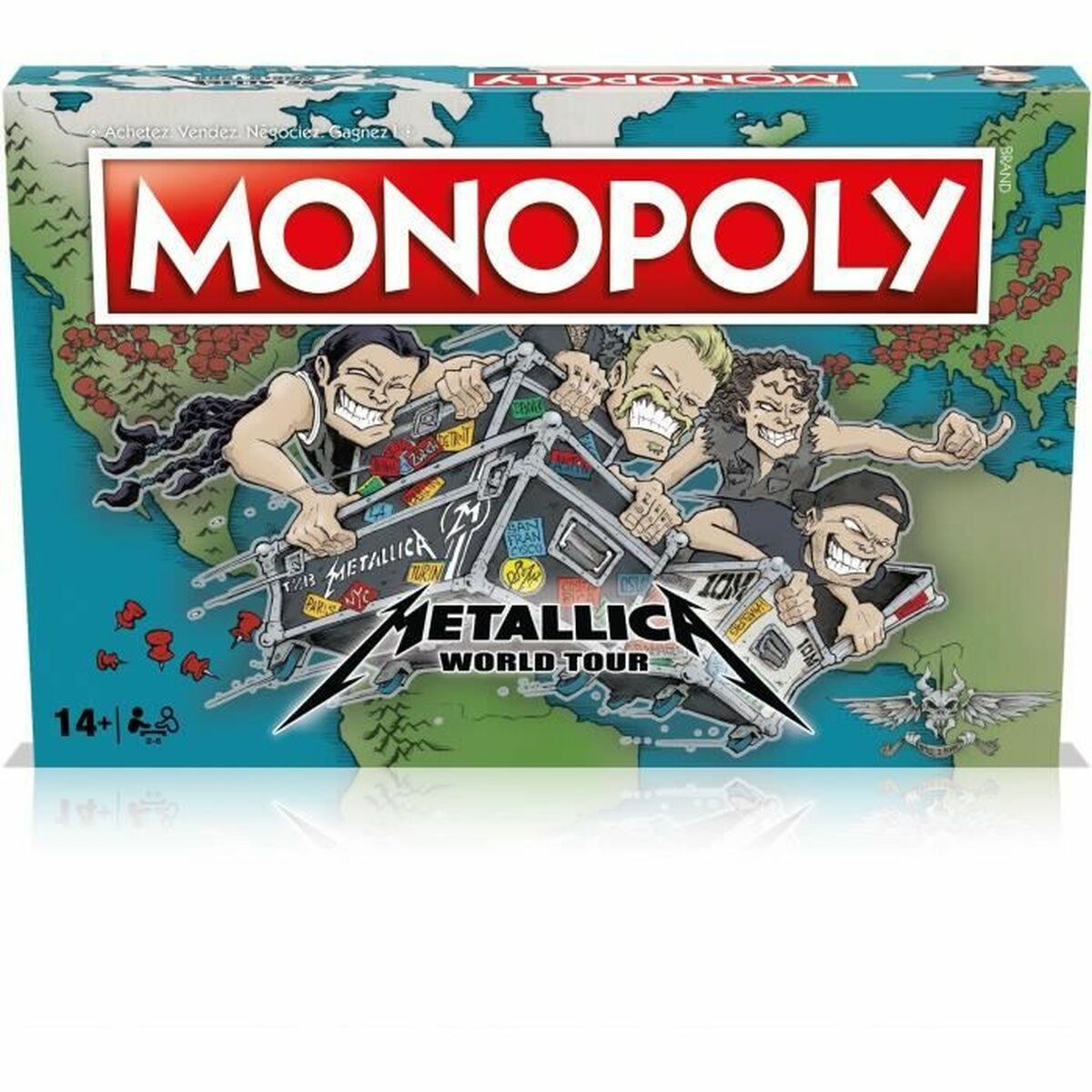 Sällskapsspel Winning Moves Monopoly Metallica - 4