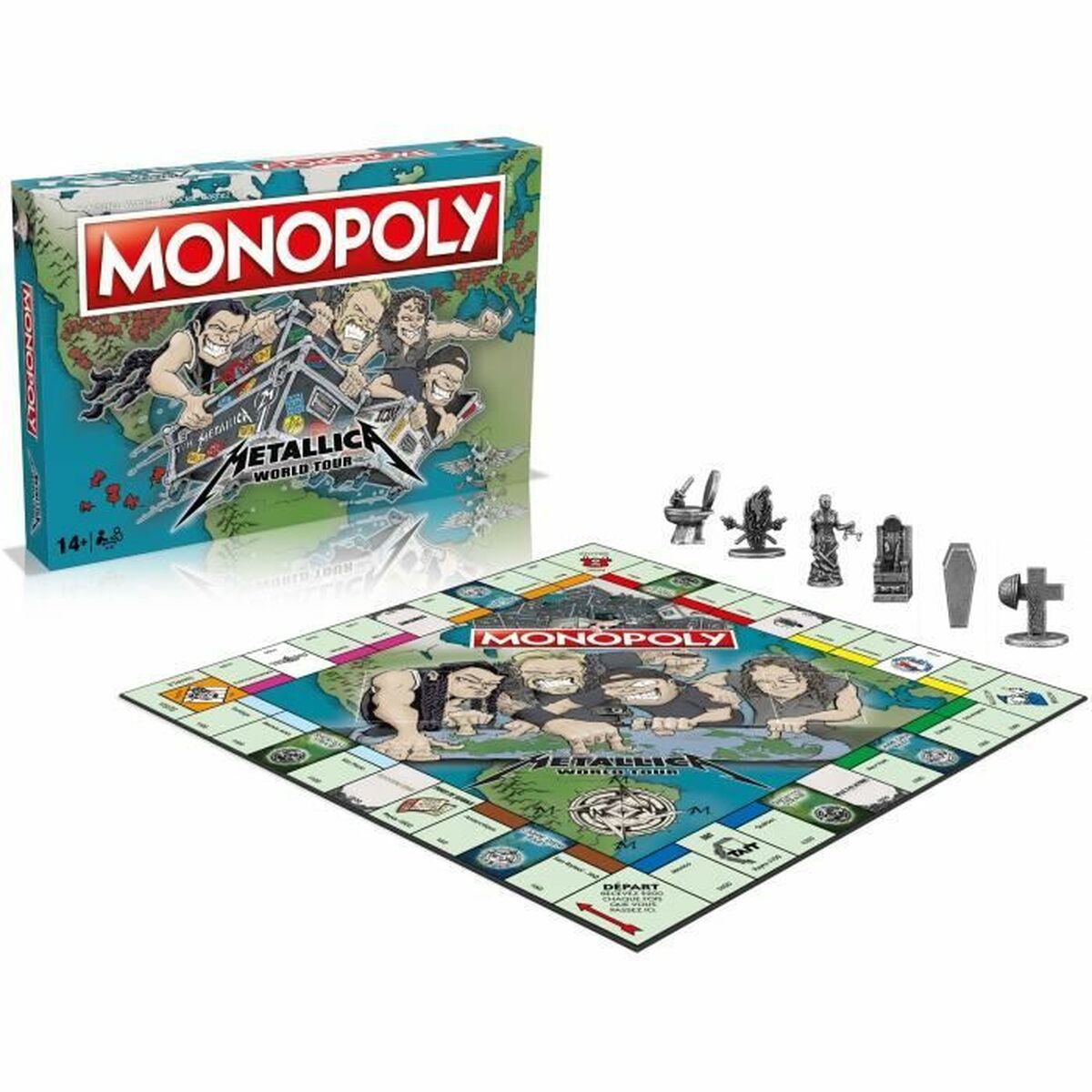 Sällskapsspel Winning Moves Monopoly Metallica - 2