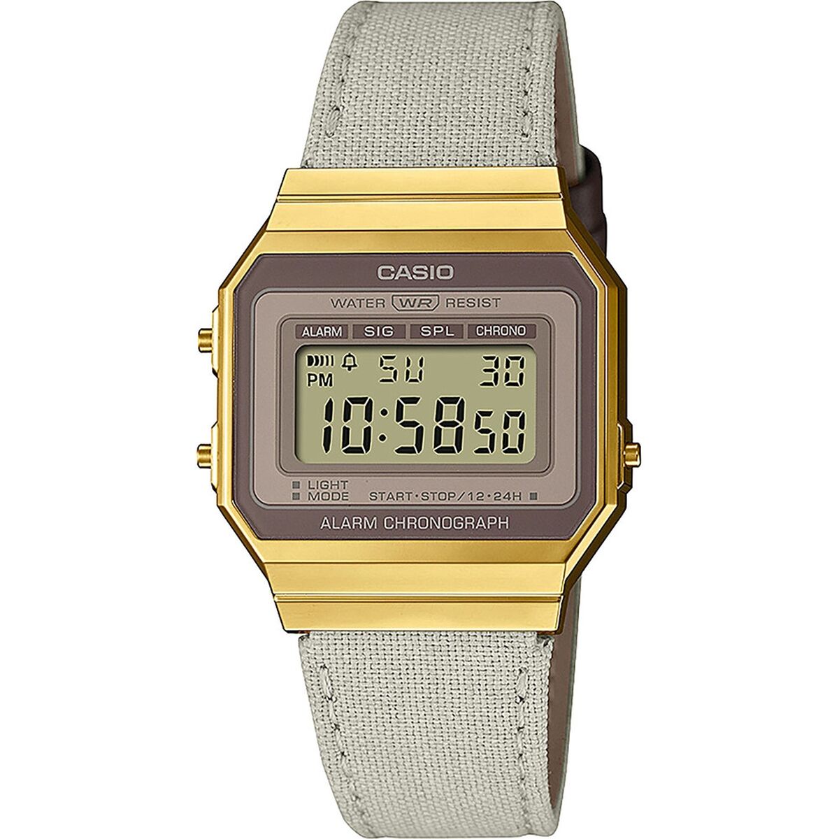 Unisexklocka Casio VINTAGE SLIM DESIGN Brun (Ø 35,5 mm)