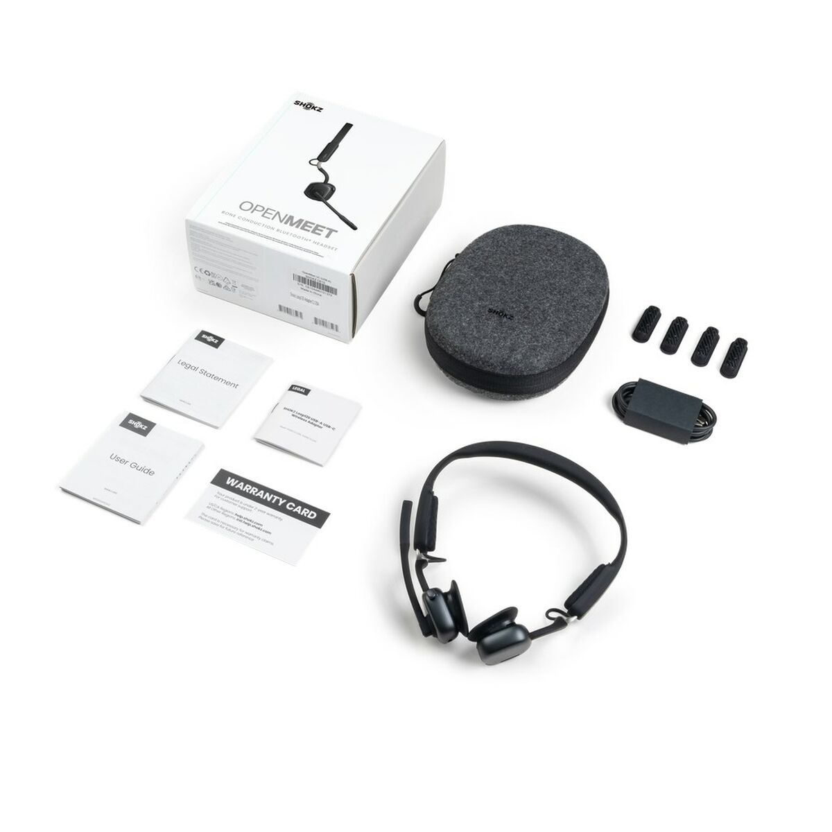 Trådlösa Hörlurar Shokz C610-AN-BK-EU Svart - 2