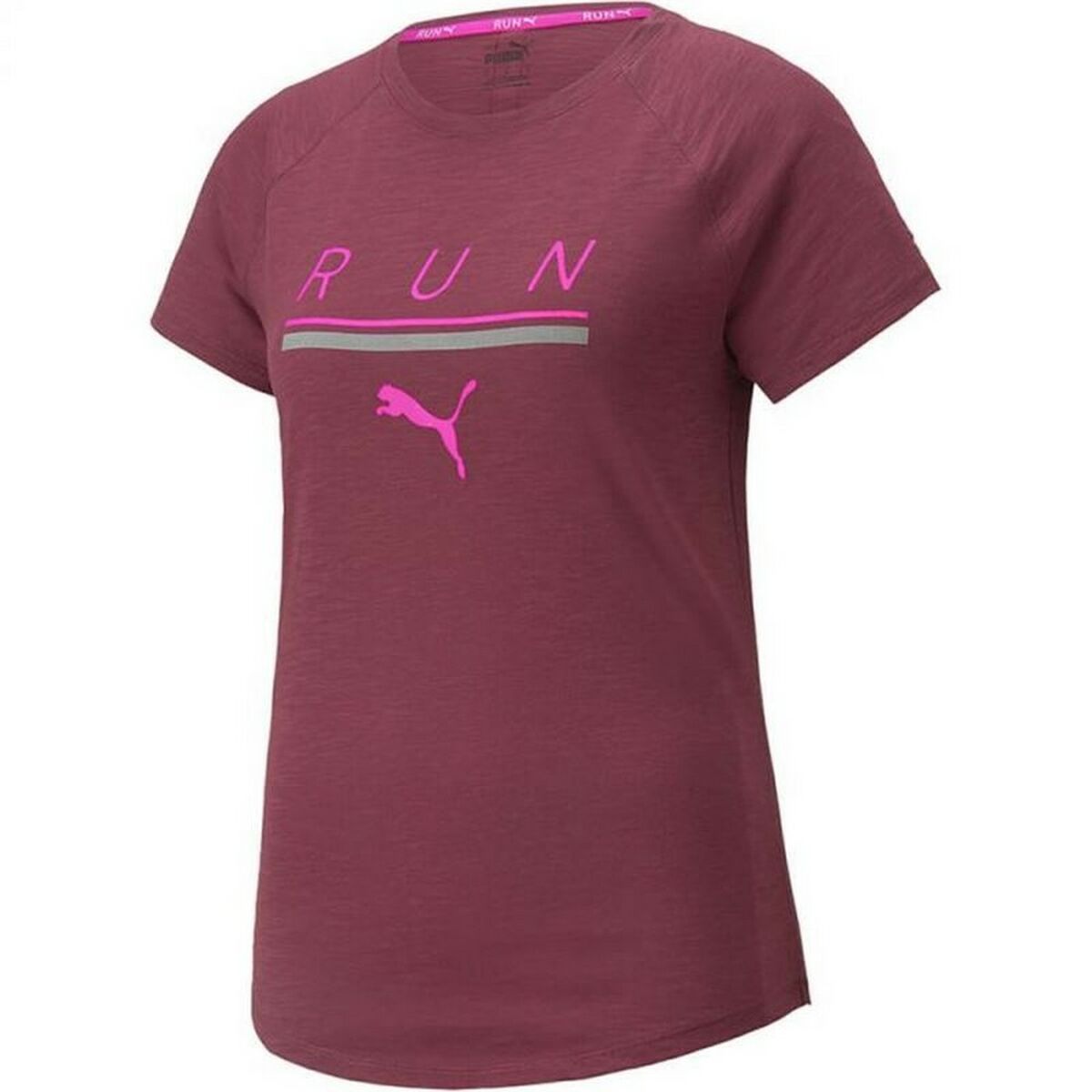 T-shirt med kortärm Dam Puma Run 5K Logo - 11