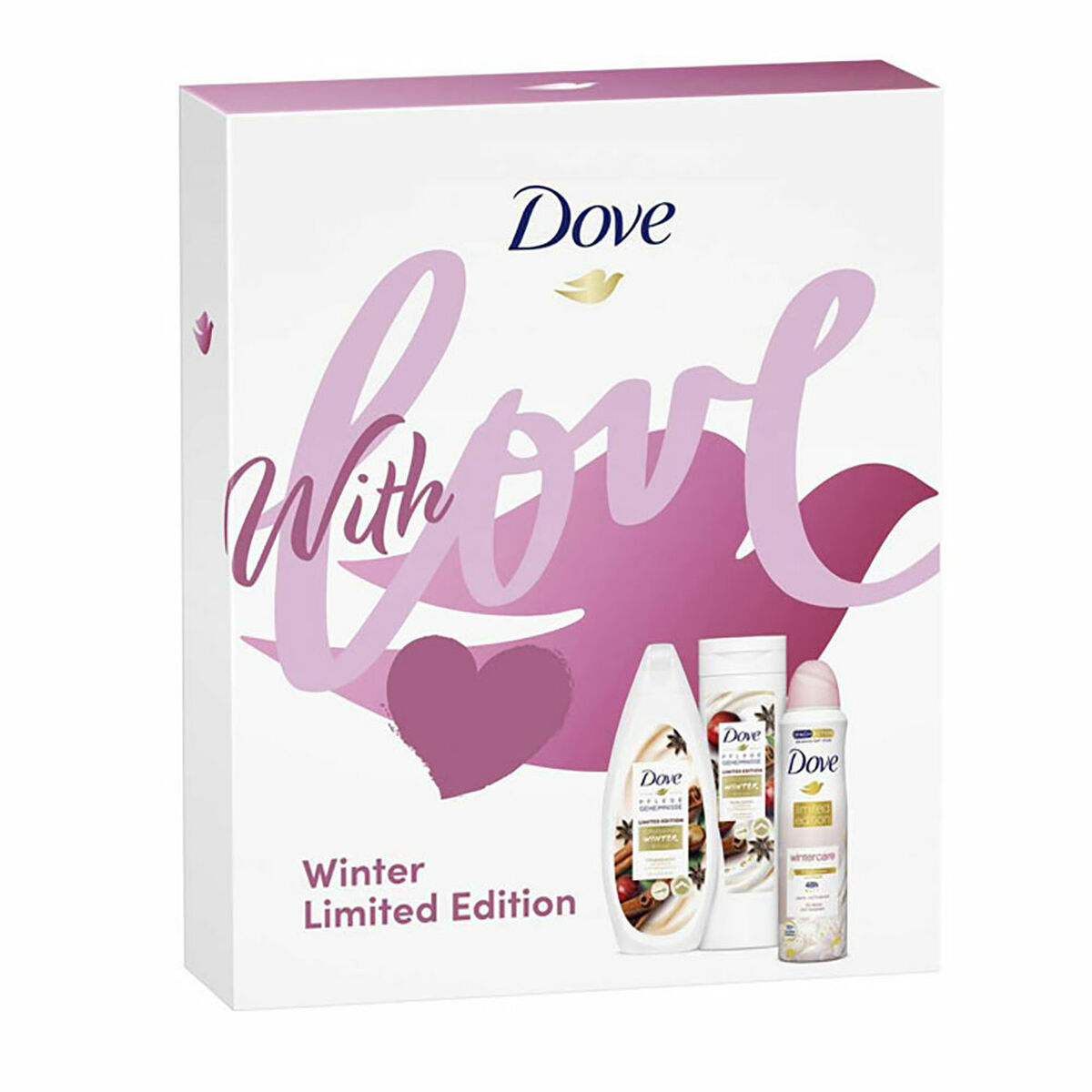 Hygienpaket Dove Love Winter 3 Delar - 2