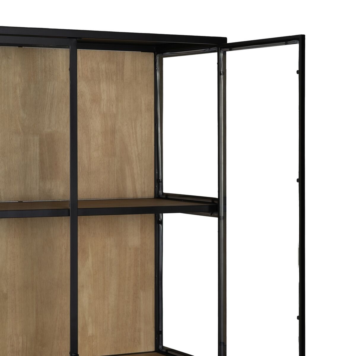 Visningsställ Svart Naturell 80 x 38 x 180 cm - 5