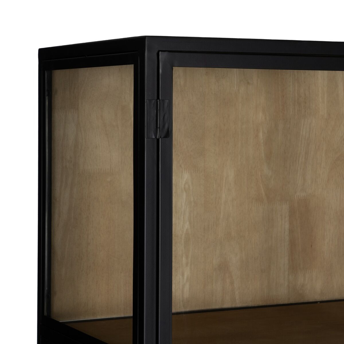 Visningsställ Svart Naturell 80 x 38 x 180 cm - 4