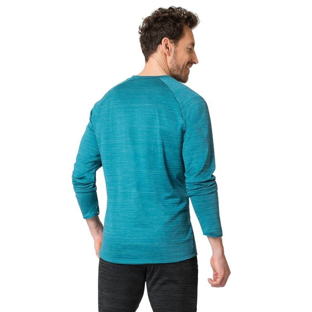 T-shirt med lång ärm Unisex Odlo Essential Thermal Blå - 4