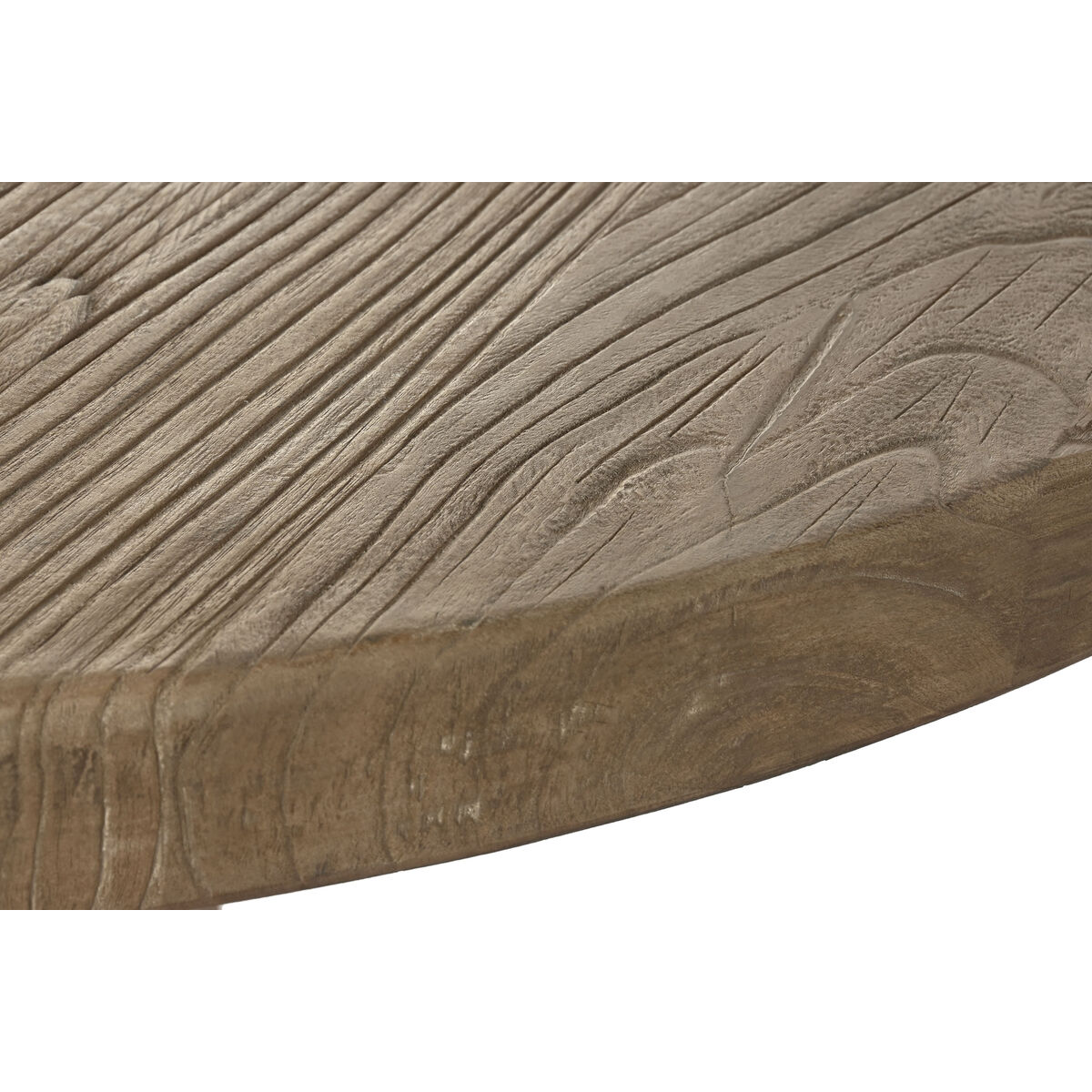 Matsalsbord Home ESPRIT Naturell Almträ 120 x 120 x 76 cm - 3
