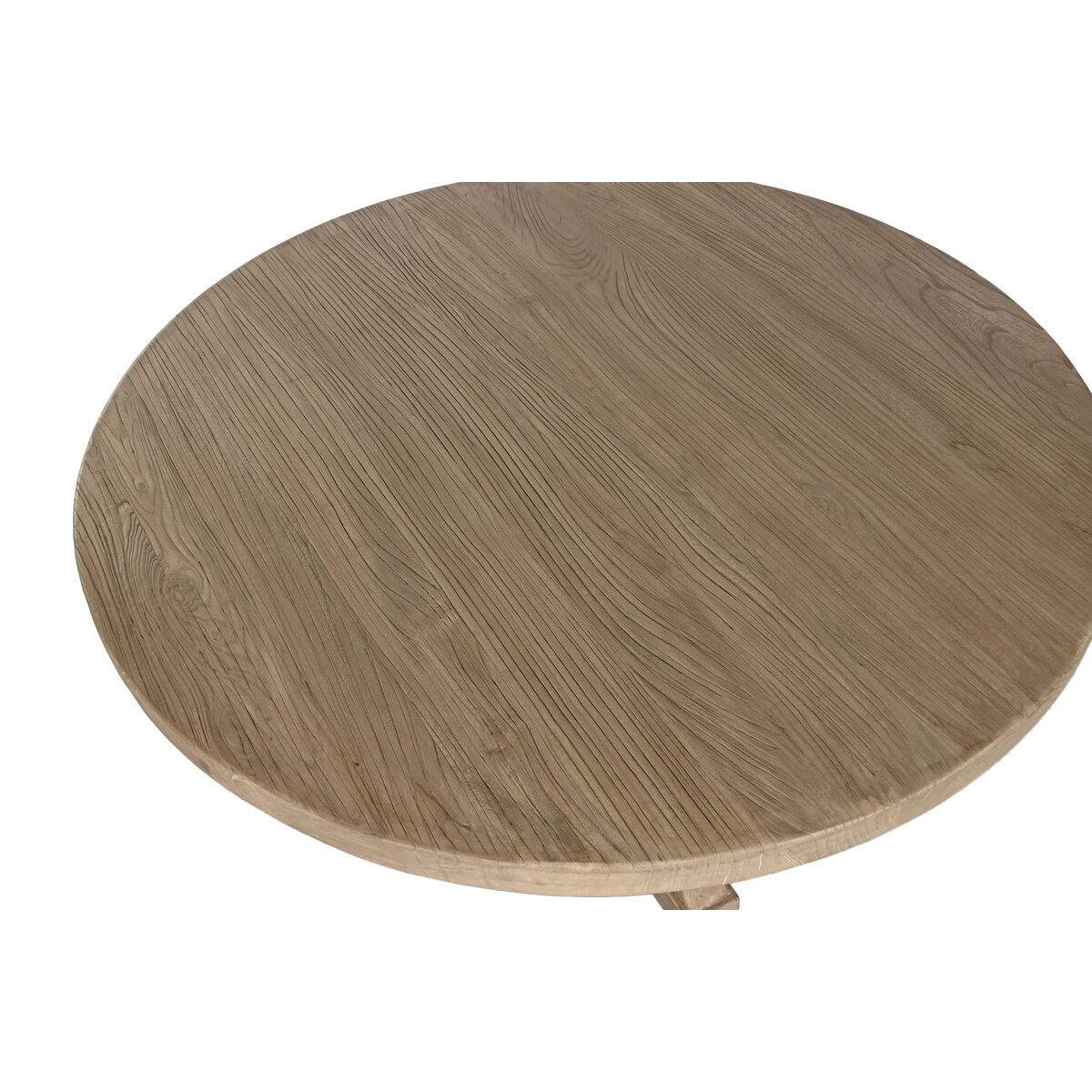Matsalsbord Home ESPRIT Naturell Almträ 120 x 120 x 76 cm - 2