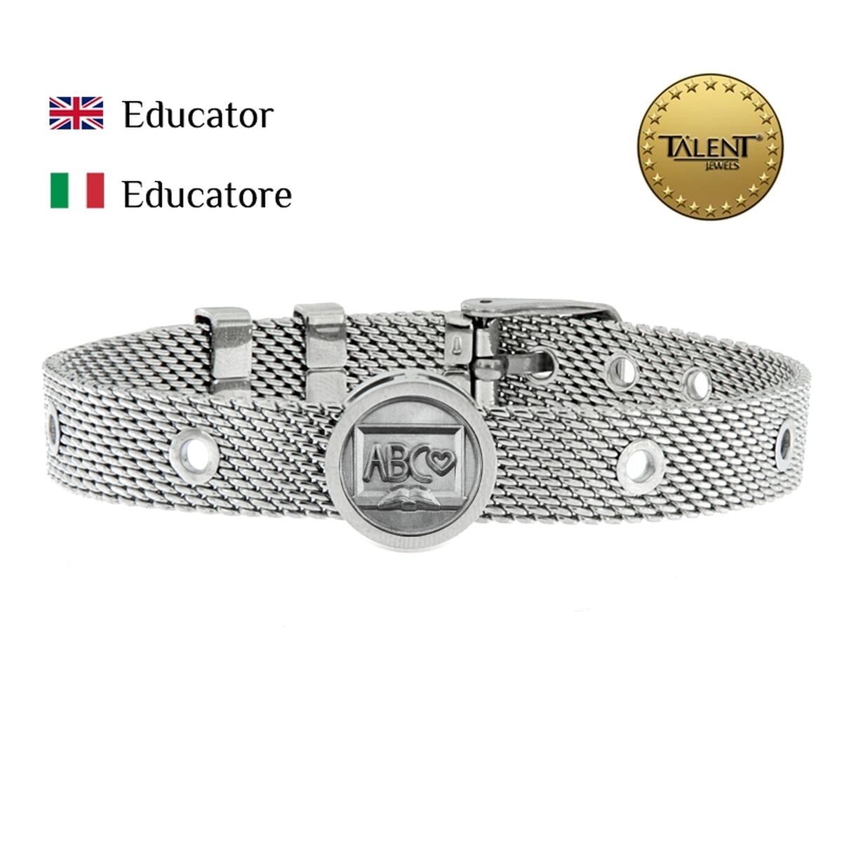 Unisexarmband Educator Talent Jewels TJA-2-06-03-1-235 Silvrig - 2