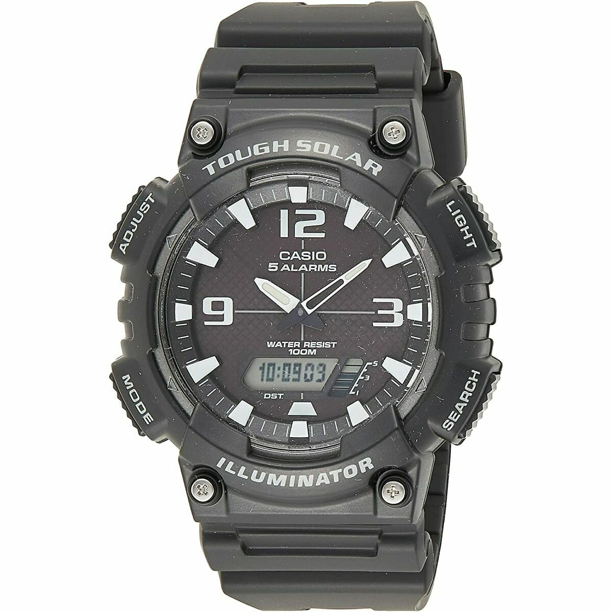 Unisexklocka Casio AQ-S810W-1AVEF Svart (Ø 48 mm) (Ø 47 mm)