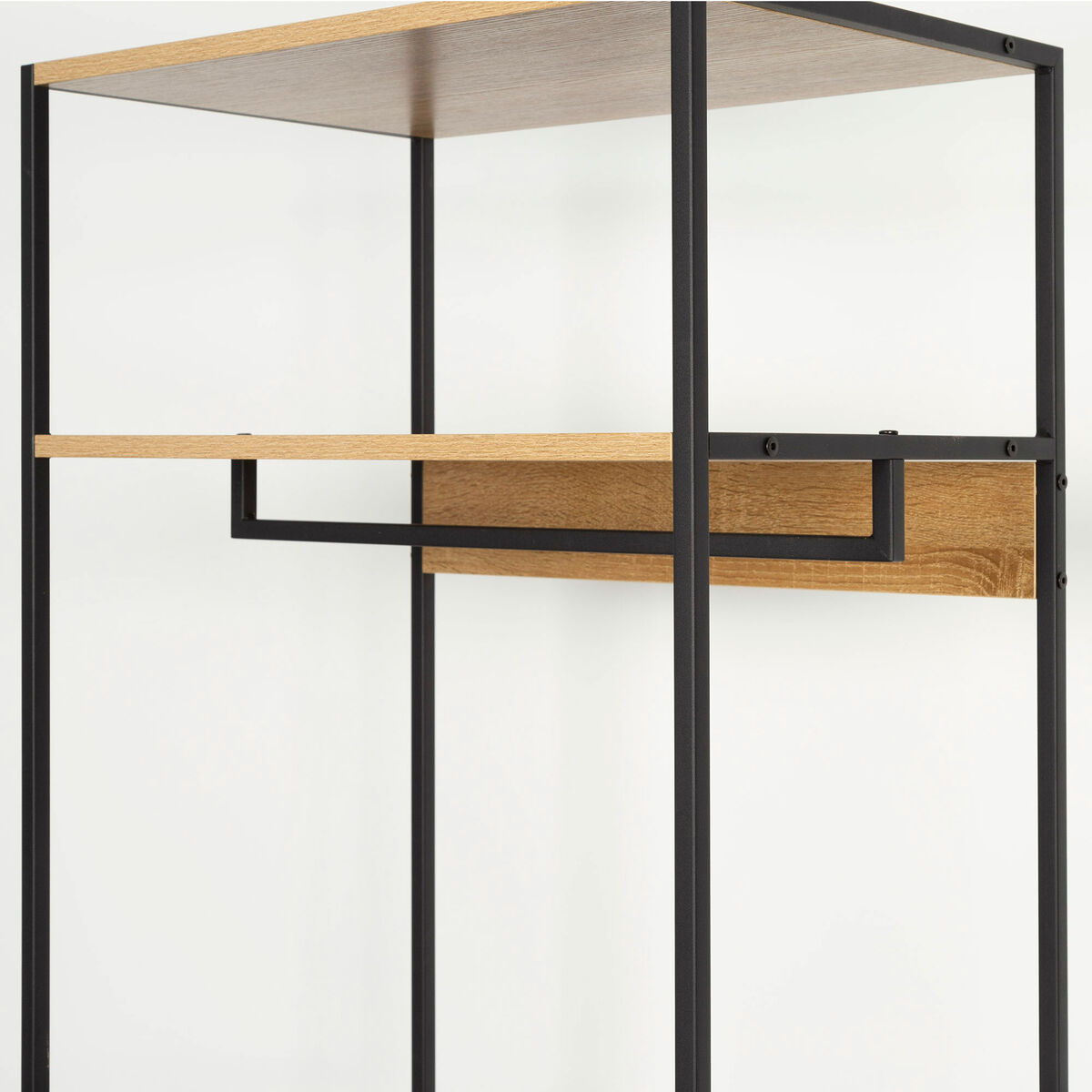 Skåp Max Home Tyg Stål Melamin spånskiva 60 x 175 x 40 cm - 3