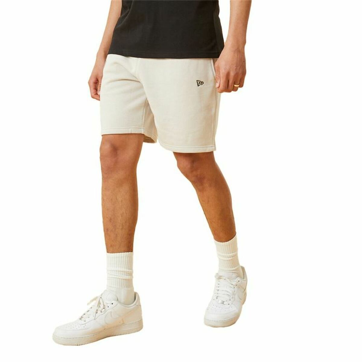 Sportshorts för män New Era MLB Seasonal Team New York Beige - 3