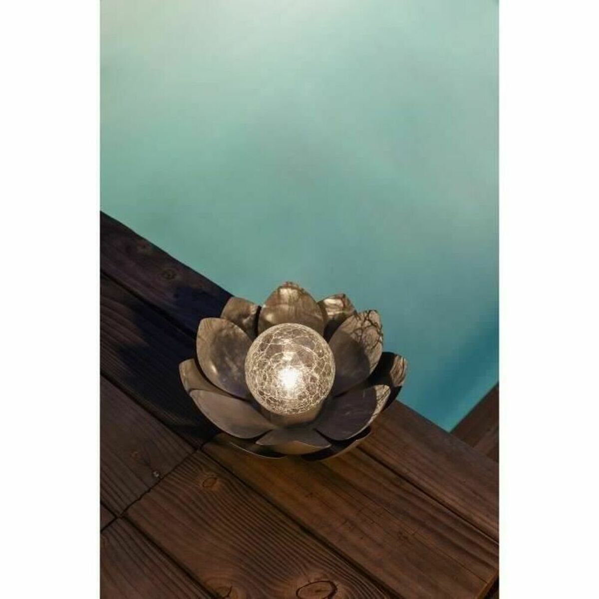 Solcellslampa Galix Waterlily 25 cm - 3