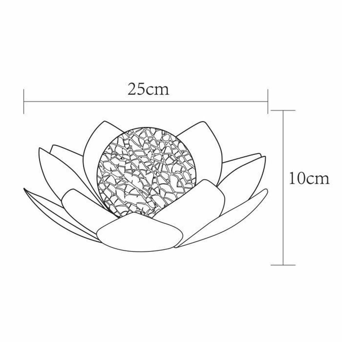Solcellslampa Galix Waterlily 25 cm - 2