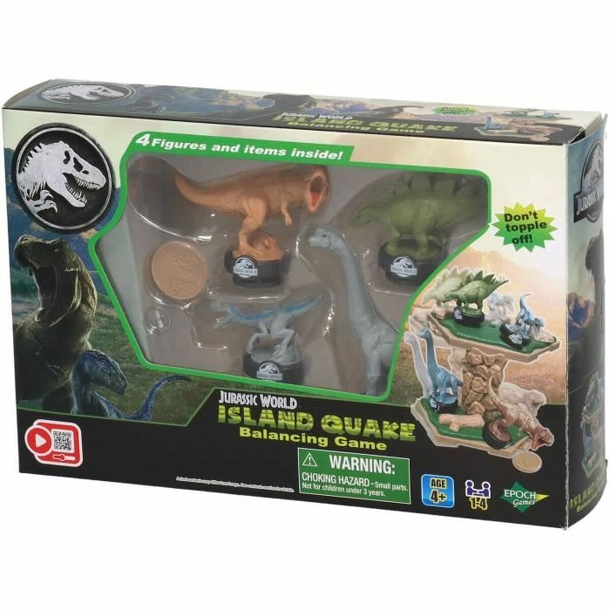 Sällskapsspel EPOCH D'ENFANCE Jurassic World Island Quake 15 x 6 x 23 cm