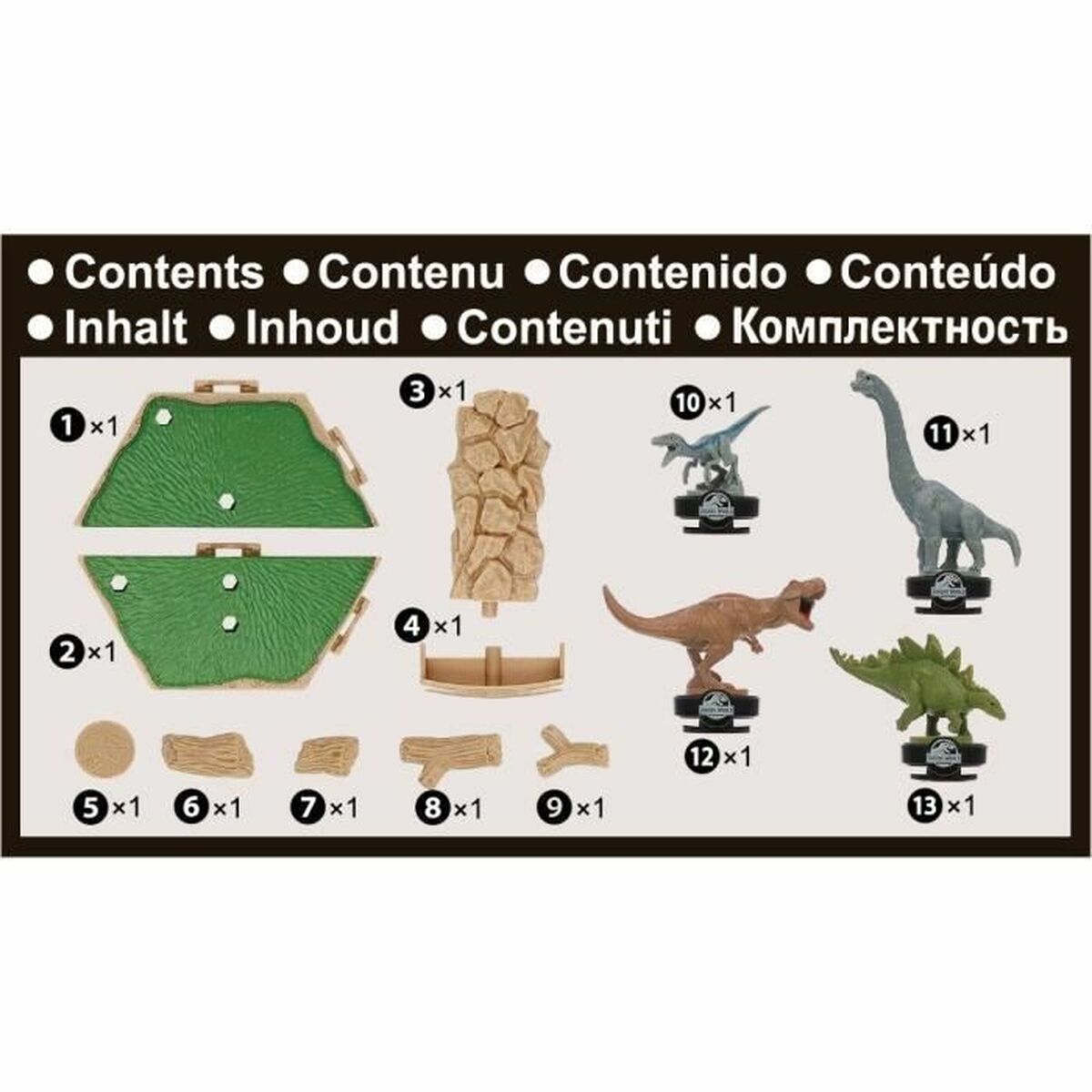Sällskapsspel EPOCH D'ENFANCE Jurassic World Island Quake 15 x 6 x 23 cm - 3