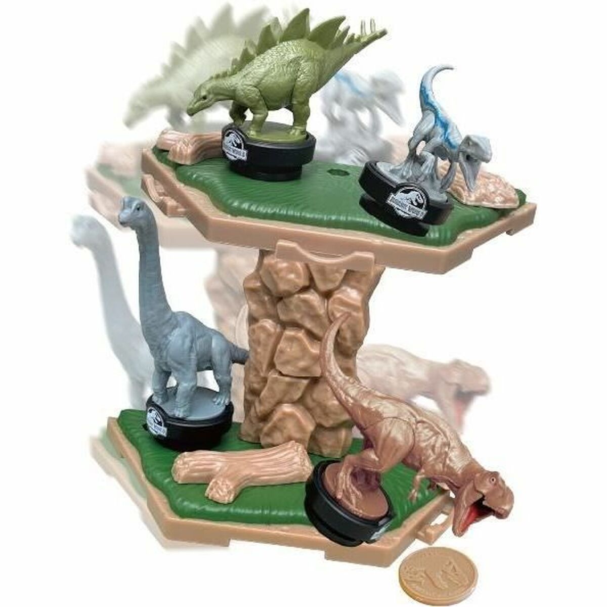 Sällskapsspel EPOCH D'ENFANCE Jurassic World Island Quake 15 x 6 x 23 cm - 5