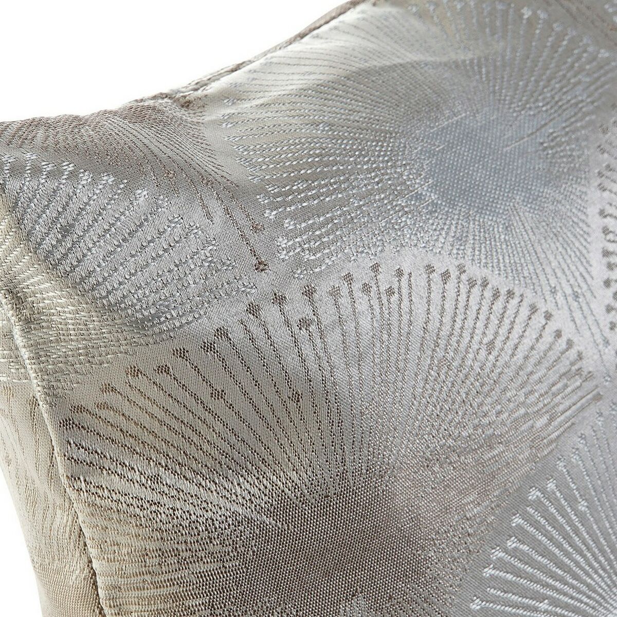 Kudde DKD Home Decor Grå Polyester Aluminium Traditionell - 2