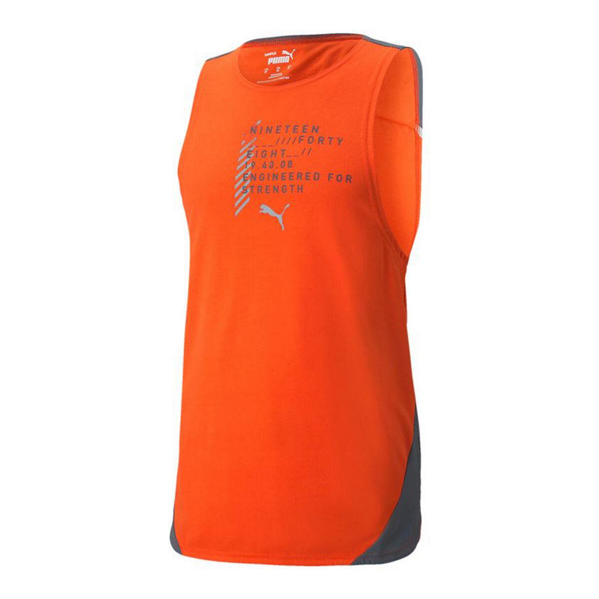 T-shirt med kortärm Herr Puma Train Everfresh Tank Orange - 9
