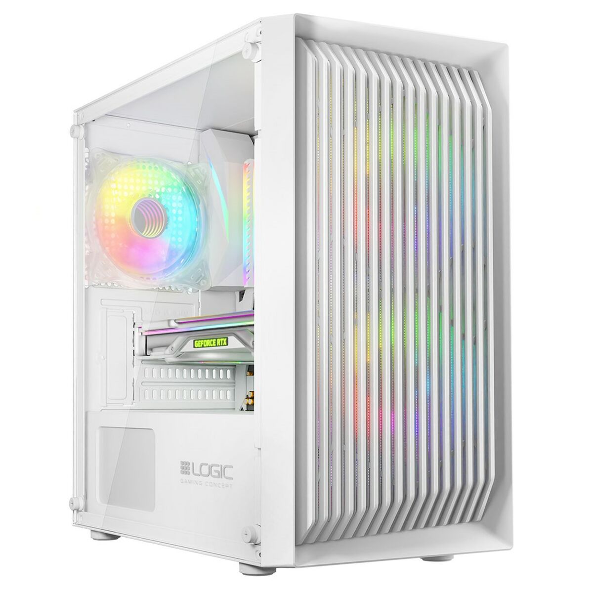ATX Semitorn Logic ATOS ARGB Vit - 8