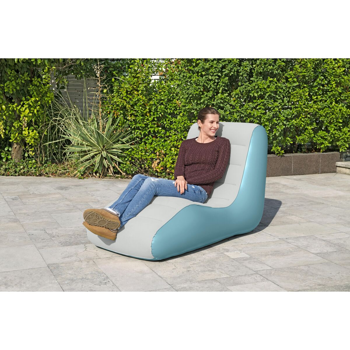 Uppblåsbar fåtölj Bestway Multicolour 133 x 88 x 79 cm - 6