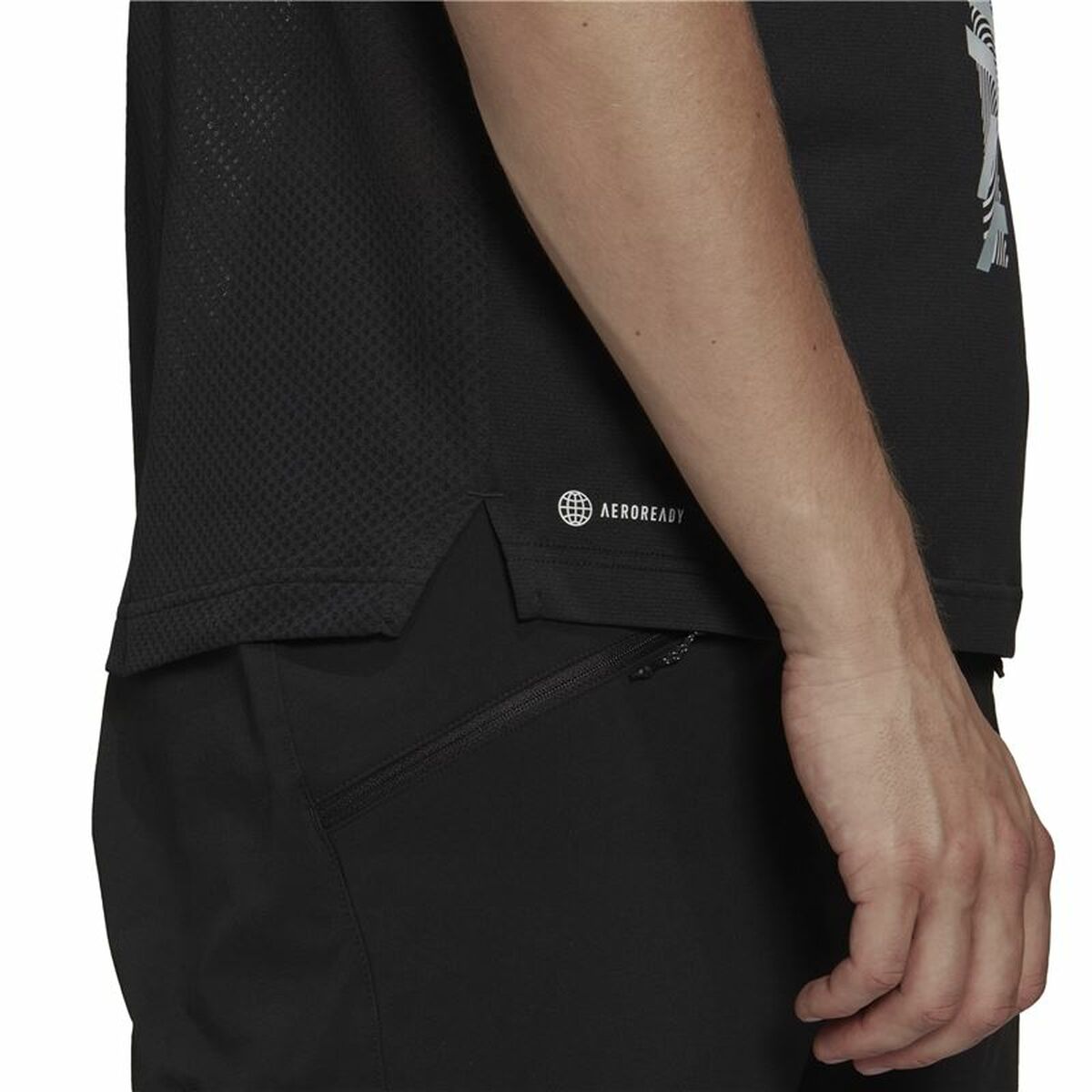 T-shirt med kortärm Herr Adidas Agravic Svart - 6