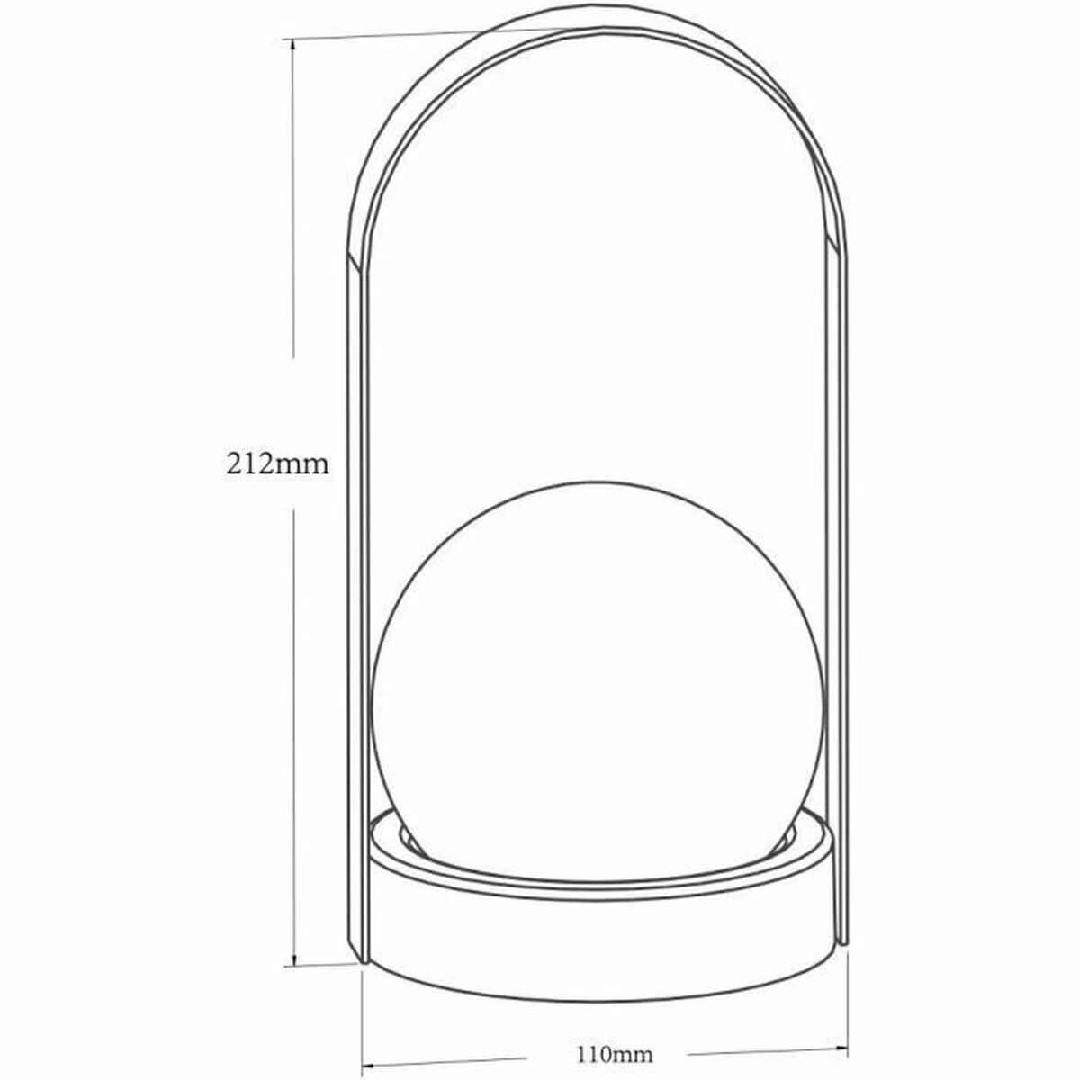 Ljusboll utomhus Galix Sol 21,2 x 11 cm - 2