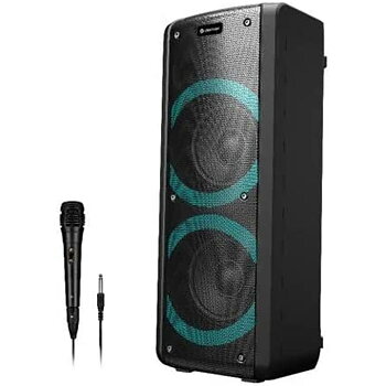 Bärbar Bluetooth Högtalare Denver Electronics 6,5" Svart 300 W
