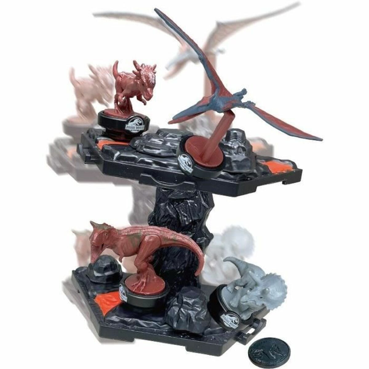Sällskapsspel EPOCH D'ENFANCE Jurassic World Volcano Quake 15 x 5 x 23 cm - 5