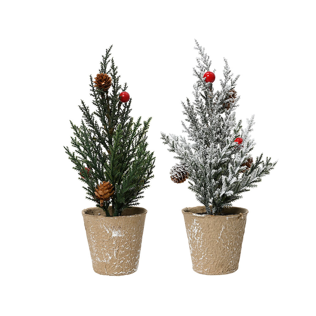 Julgran Everlands Snöfall Furu 10 x 28 cm Mini