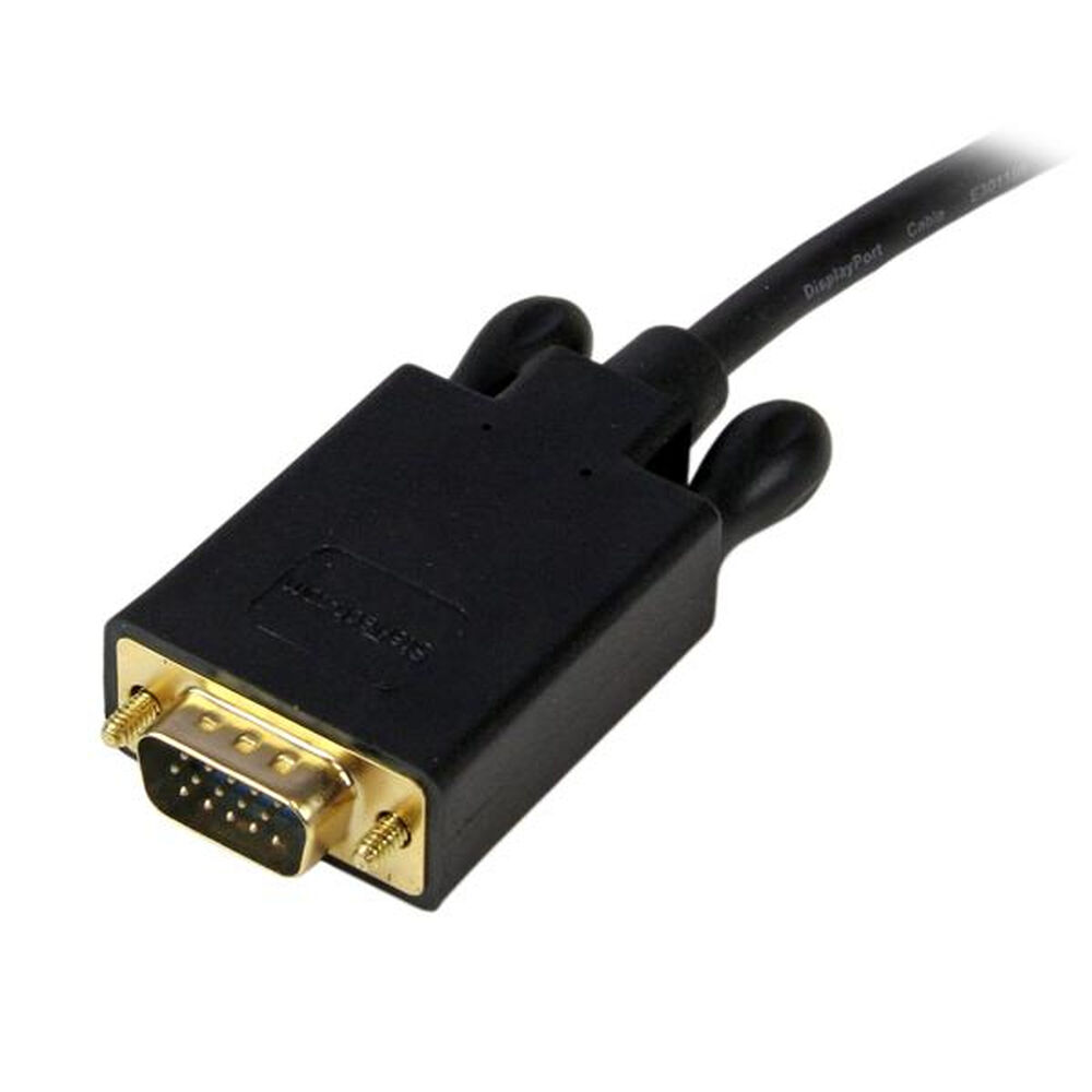 DisplayPort till VGA Adapter Startech DP2VGAMM6B           (1,8 m) Svart 1.8 m - 5