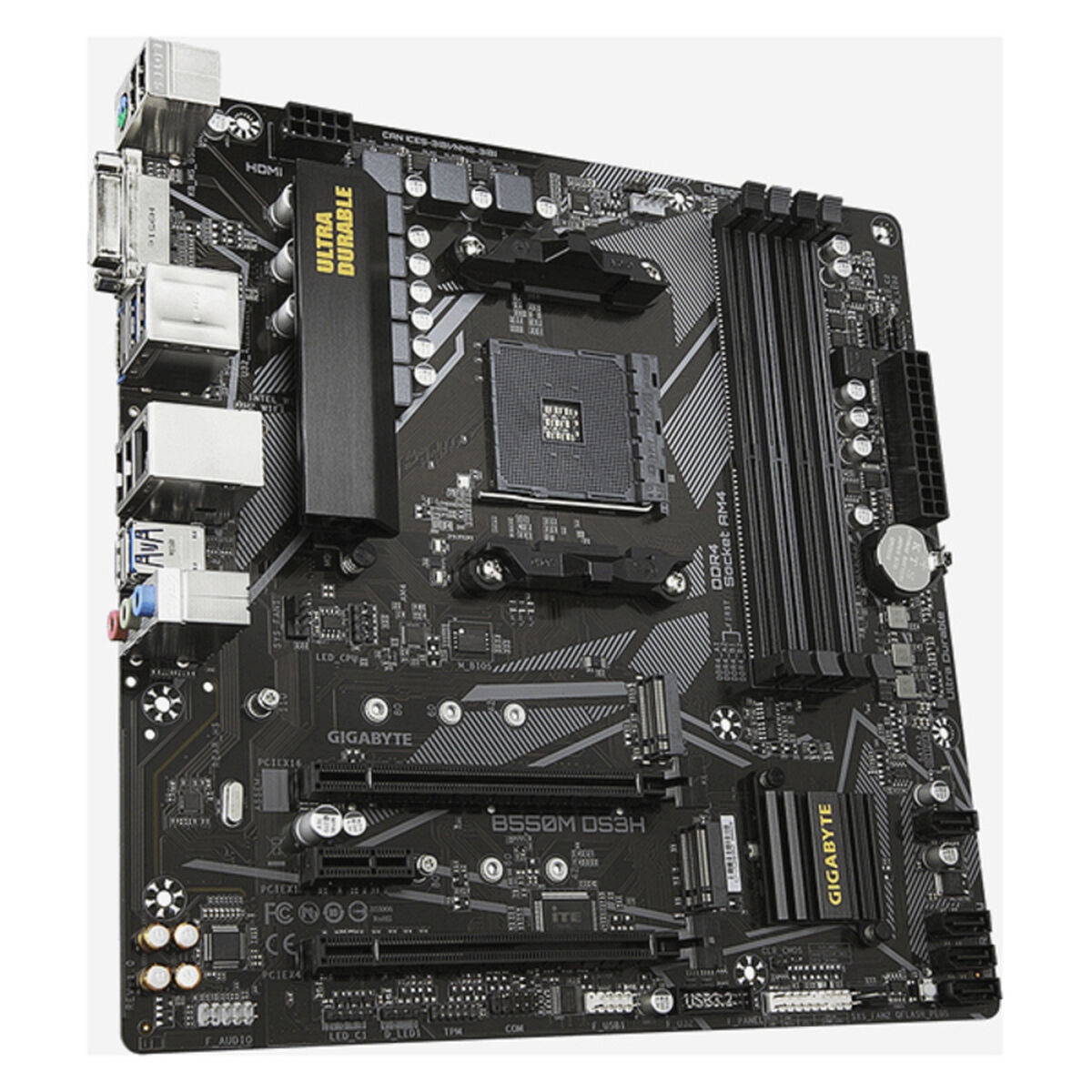 Moderkort Gigabyte UD B550M DS3H mATX DDR4 AM4 - 3