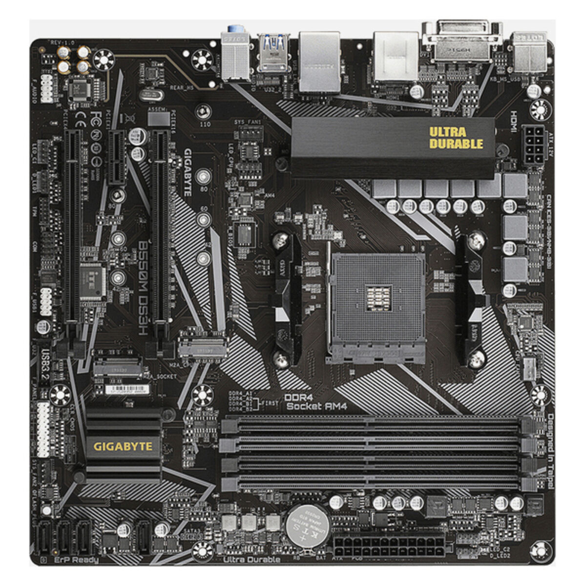 Moderkort Gigabyte UD B550M DS3H mATX DDR4 AM4 - 2