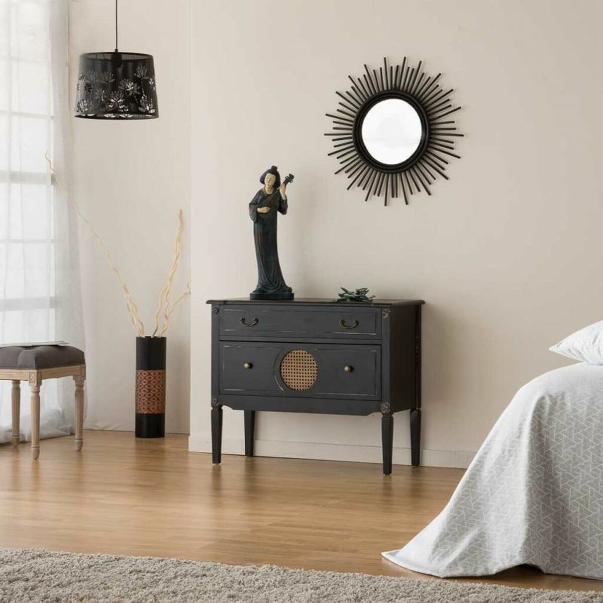 Prydnadsfigur Alexandra House Living Orientalisk Musik 18 x 61 x 21 cm - 2