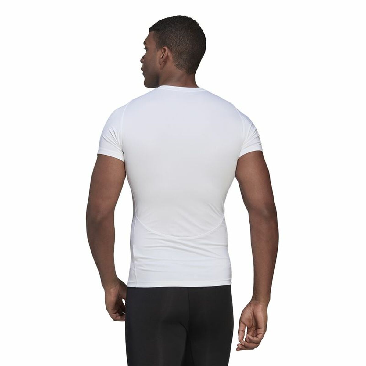 T-shirt med kortärm Herr Adidas Techfit Training - 3