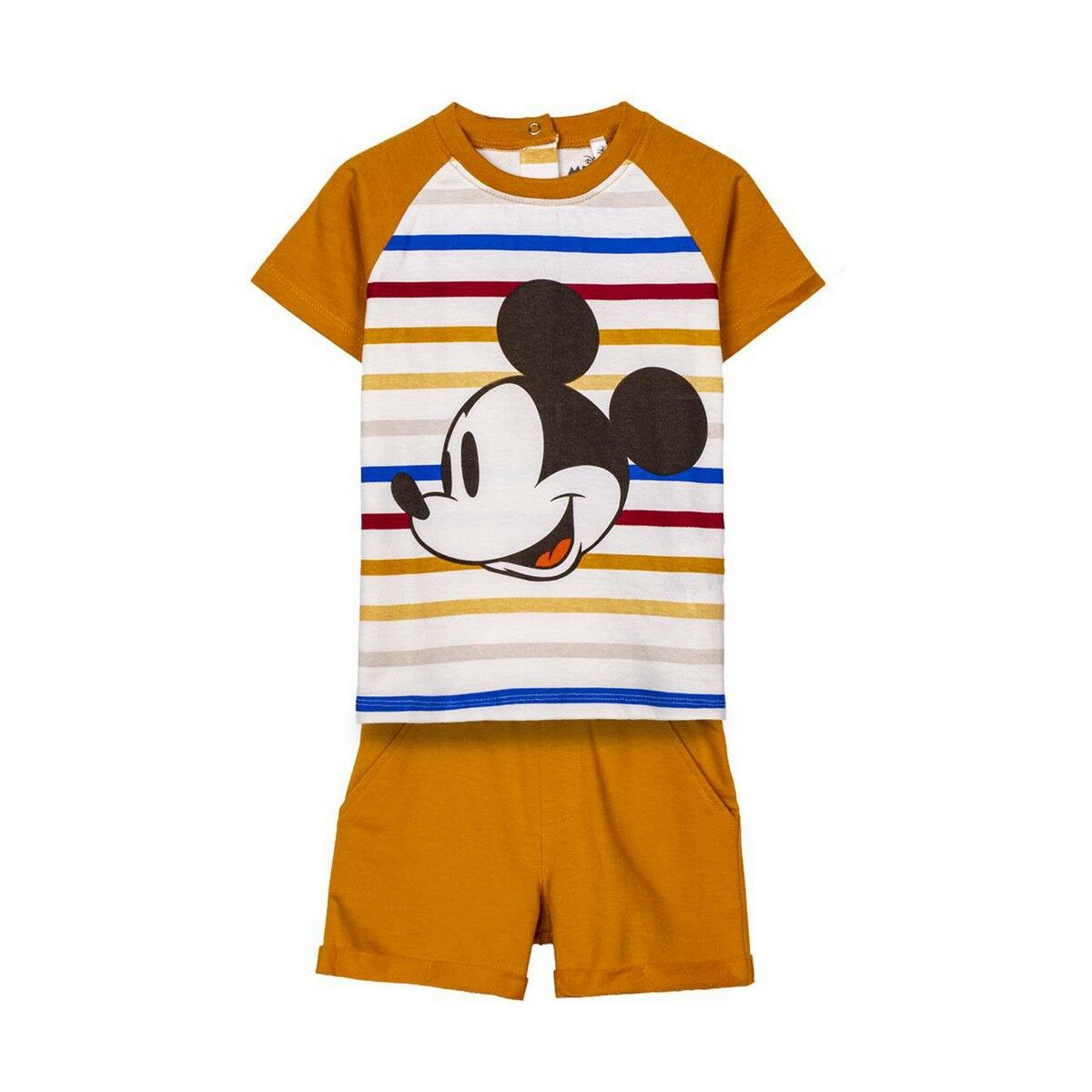 Set av kläder Mickey Mouse Senap Barn - 9