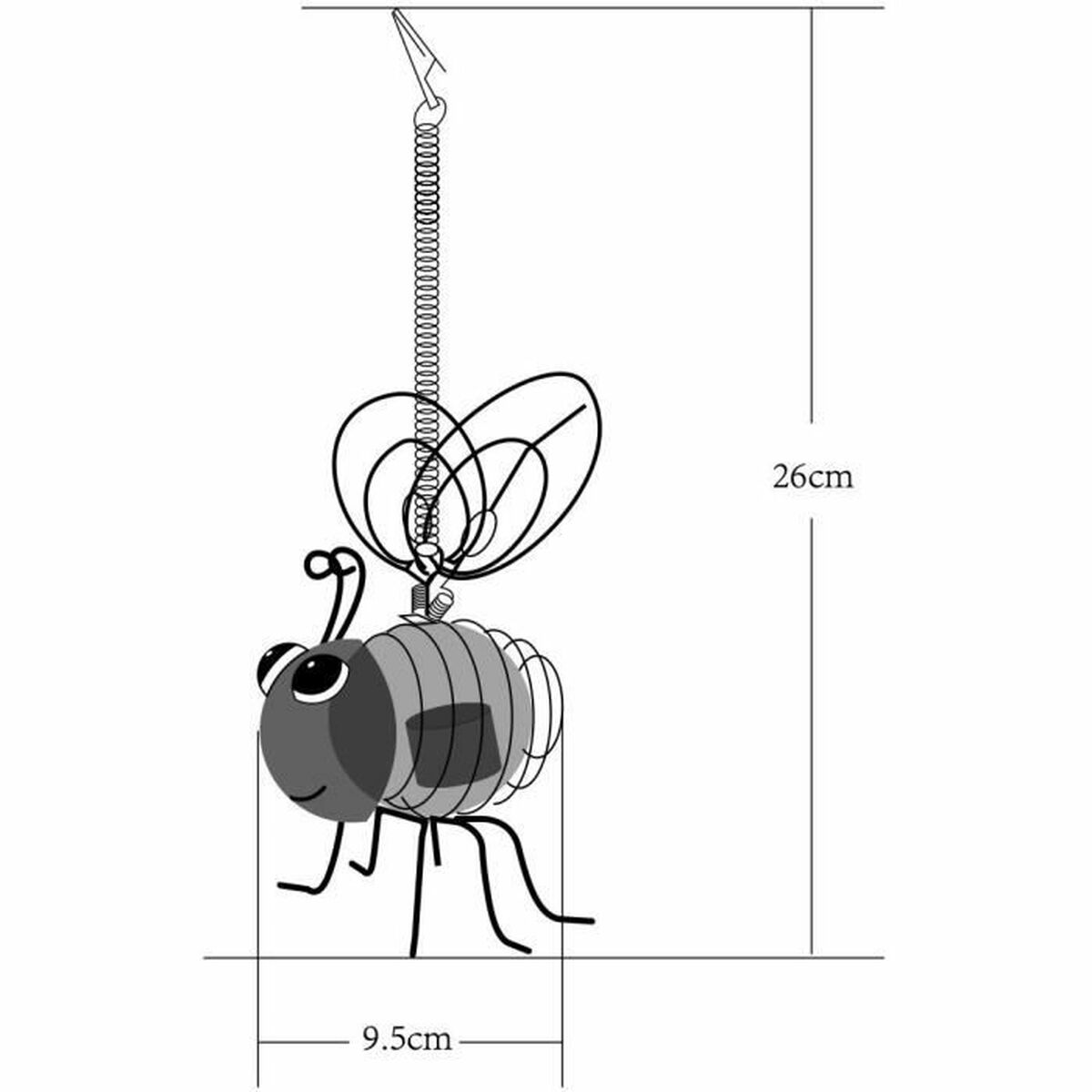 Belysning dekoration Galix Bi Sollampa 11 x 10 x 14 cm - 2