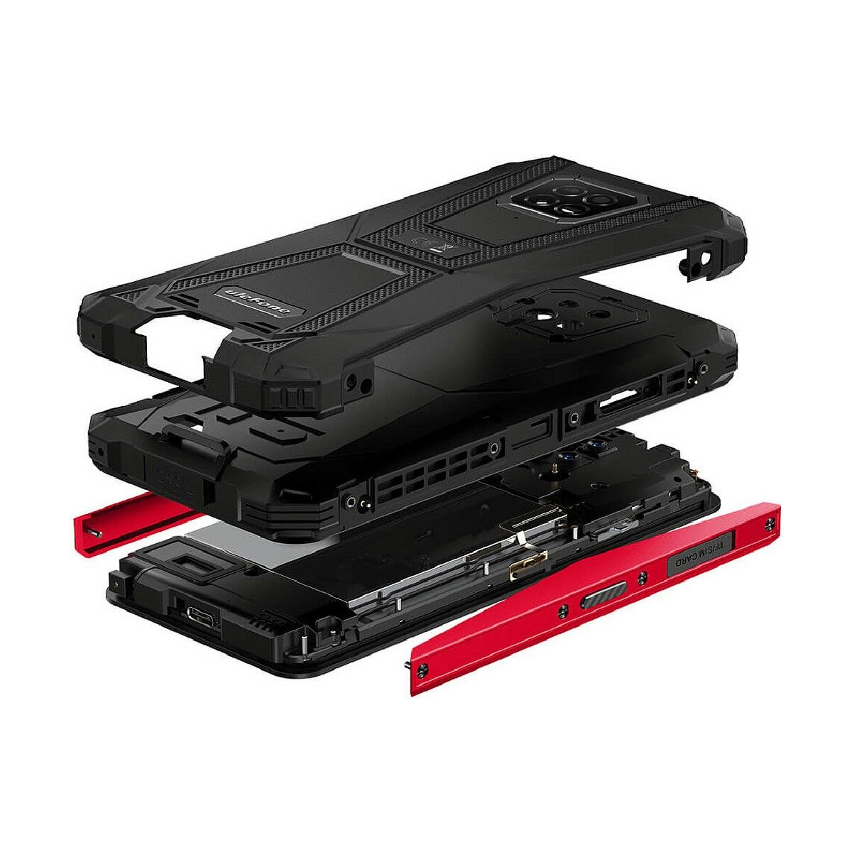Smartphone Ulefone Armor 8 Röd 64 GB Octa Core 6,1" 4 GB RAM - 5
