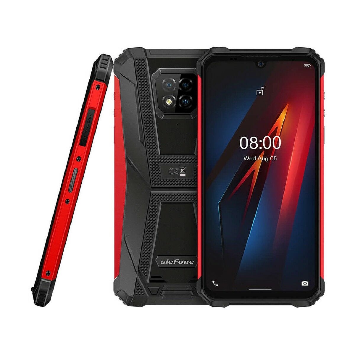 Smartphone Ulefone Armor 8 Röd 64 GB Octa Core 6,1" 4 GB RAM - 4