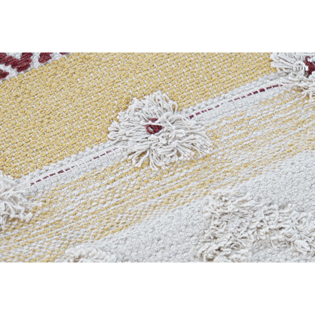 Kuddfodral DKD Home Decor Multicolour Frans Boho (60 x 60 x 2 cm) - 3